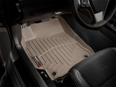 WeatherTech 2013-2015 BMW X1 Front FloorLiner - Tan - 455741 Photo - Primary